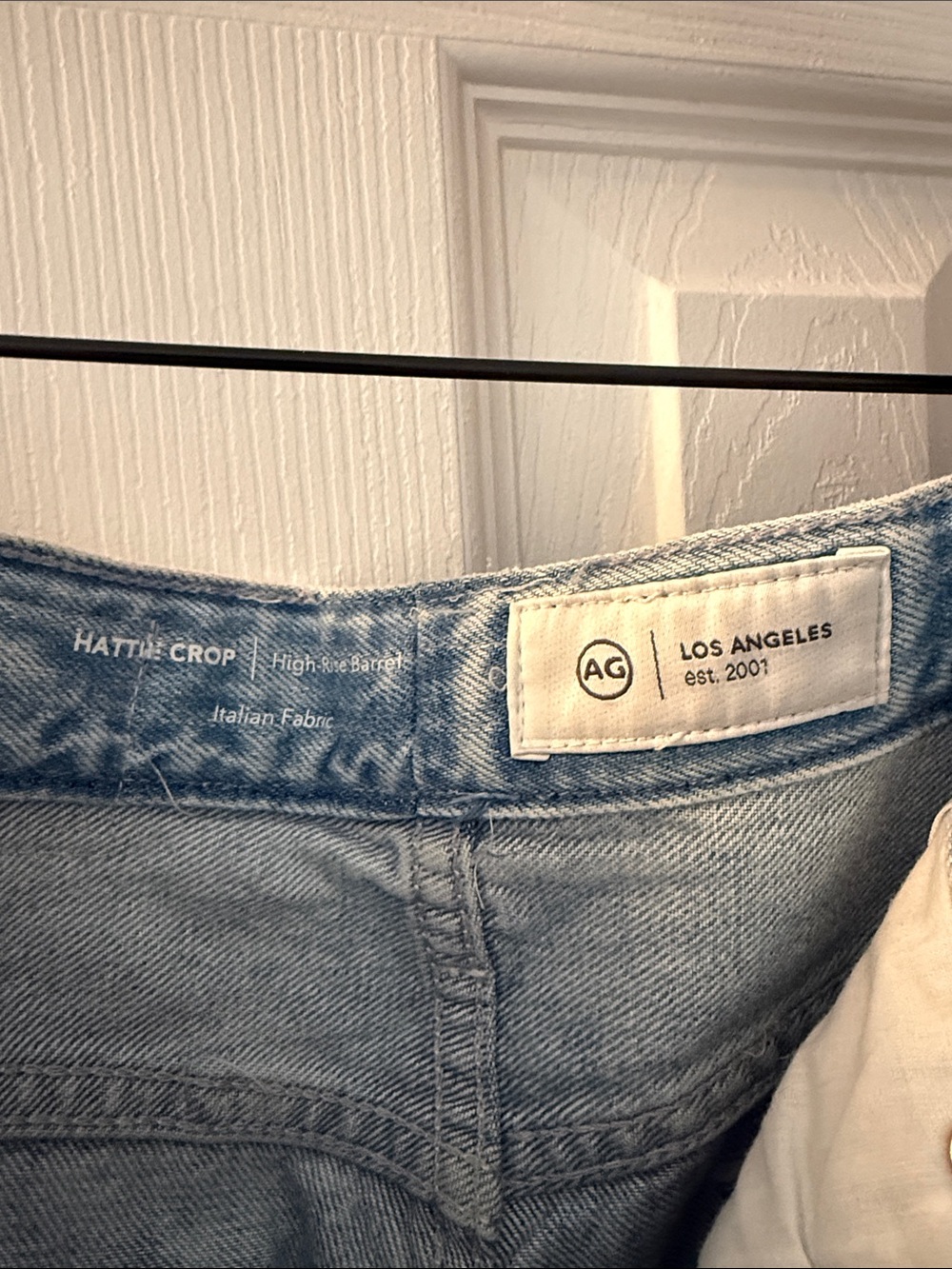 Ag Adriano Goldschmied Light Blue Relaxed Straight barrel leg Jeans - Picture 2 of 3